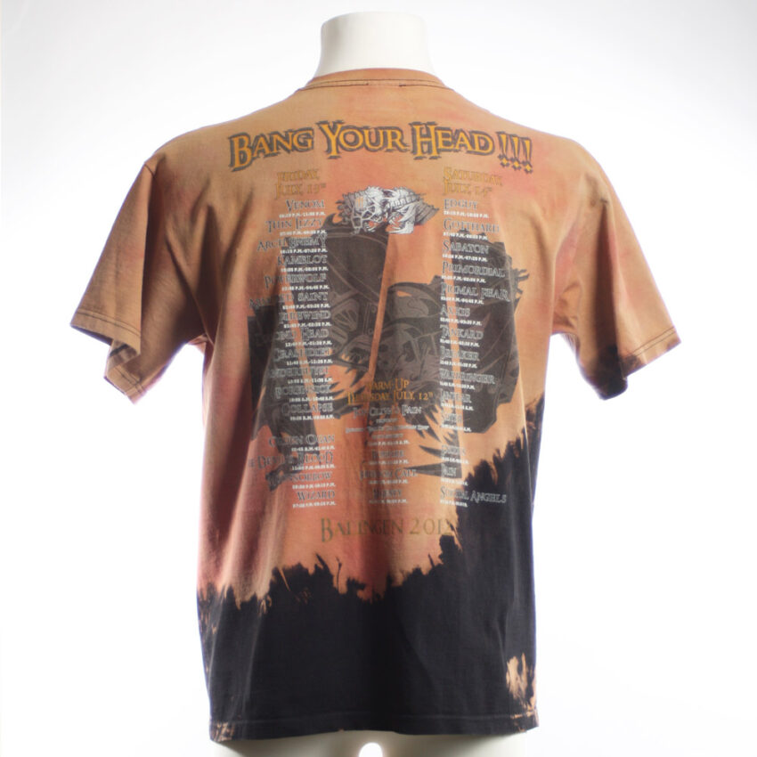 Upcycling T-Shirt aus Second Hand Merchandise mit Motiv "Nimm mich mit" von Künstler und Illustrator Simon Schirmer