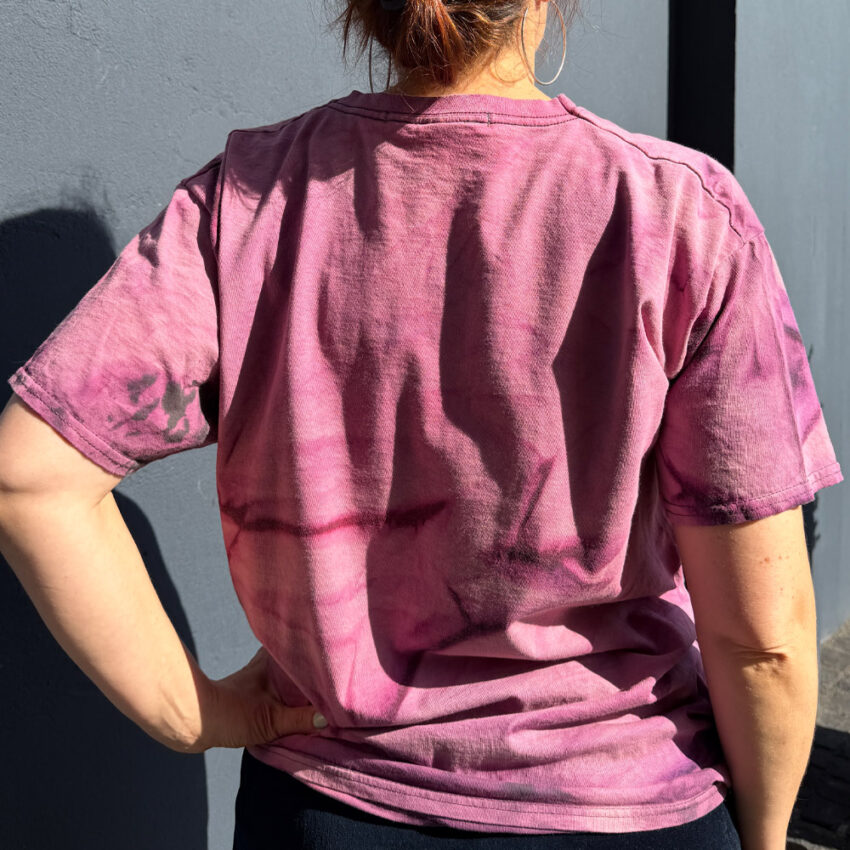 Upcycling Second Hand T-Shirt mit Motiv "Ich lass das so" von Grafikerin Charleen Dröse (Rocketpennie)
